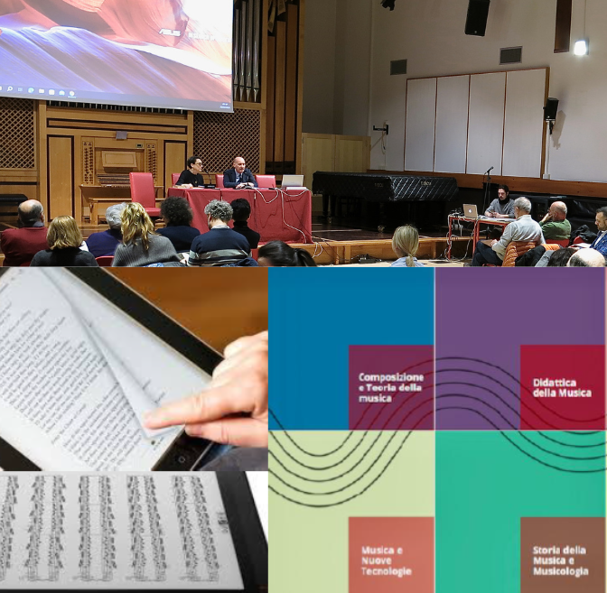 Dettaglio della conferenza stampa, copertine libri, device elettronici