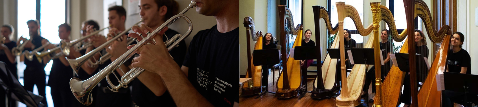 Musicisti al conservatorio Tartini