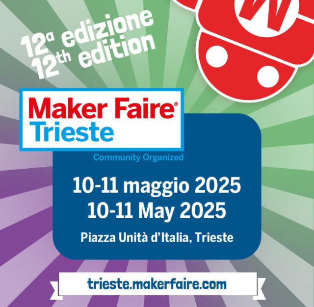 locandina Maker Faire 2025 a Trieste