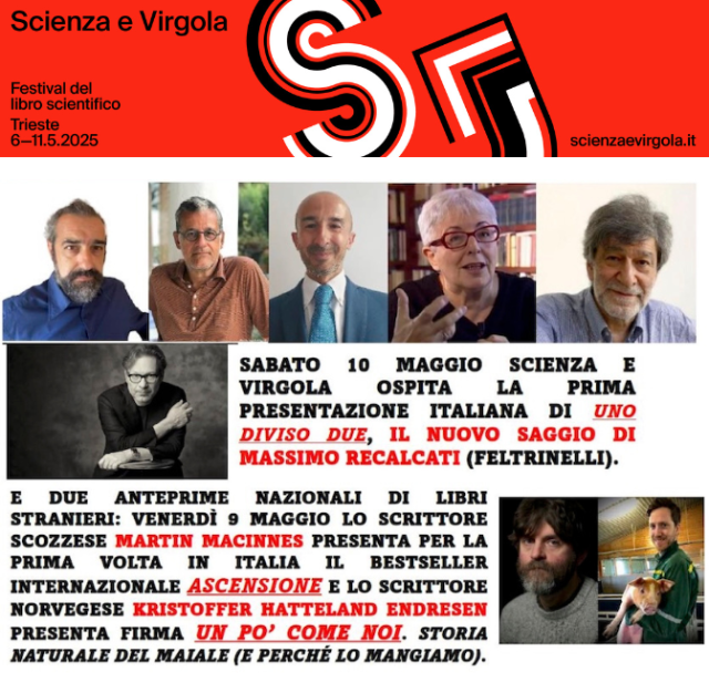 Locandina promozionale Scienza e Virgola 2025